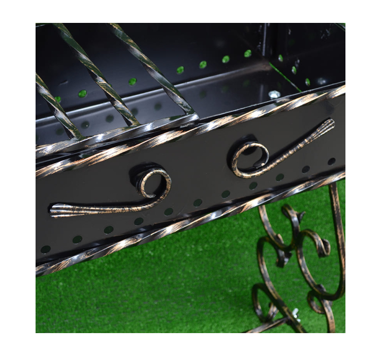 Мангал для шашликів (10-місний), кований - 11 Мангал для шашликів (10-місний), кований - 11