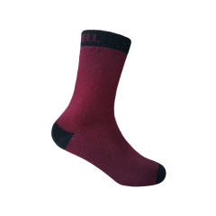 Dexshell Ultra Thin Children Sock M Носки водонепроникі дитячі бордовий/чорний