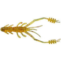 Силіконова приманка Reins Ring Shrimp 2" 566 Motor Oil Red Flake (12 шт./пач.)