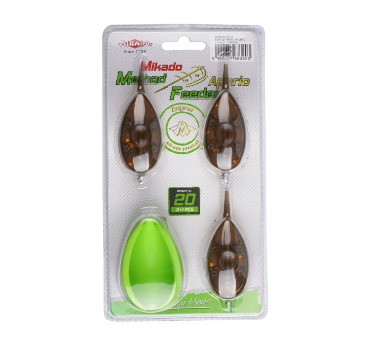 Набір годівниць фідерних METHOD-FEEDER Mikado Aperio 3+1 30 г - 1 Набір годівниць фідерних METHOD-FEEDER Mikado Aperio 3+1 30 г - 1