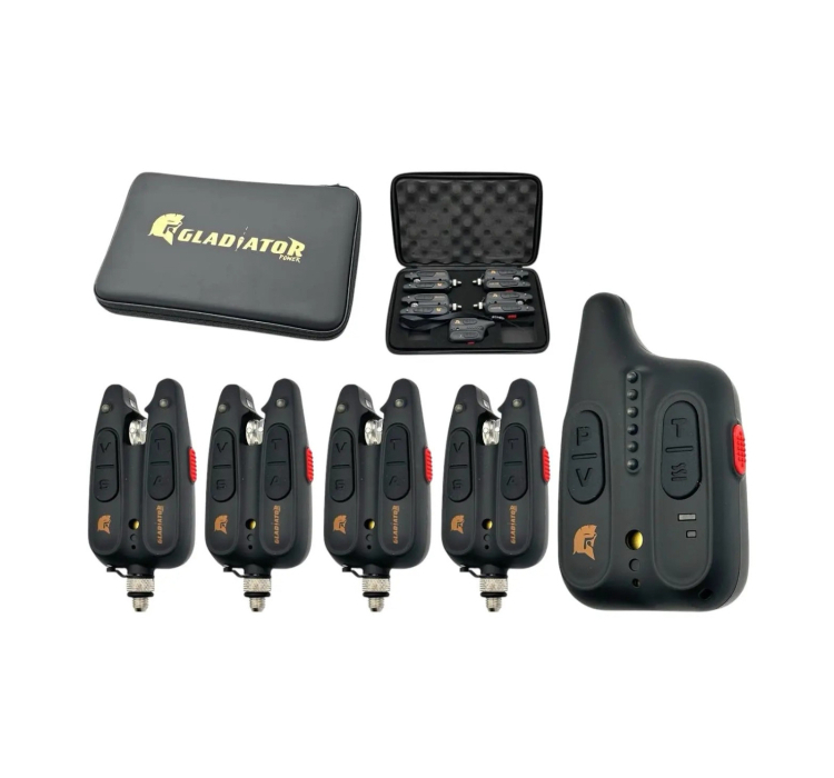 Набір сигналізаторів GLADIATOR RF1118 4+1 Black з пейджером - 1 Набір сигналізаторів GLADIATOR RF1118 4+1 Black з пейджером - 1