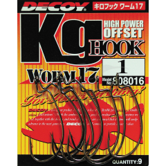 Гачок Decoy Worm17 Kg Hook #2 (9 шт/уп)