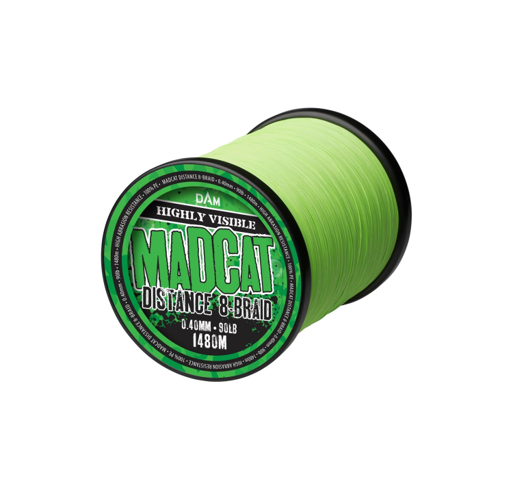 Шнур DAM MADCAT DISTANCE 8-Braid 1210M / 100LB / 0.45MM (green) - 1 Шнур DAM MADCAT DISTANCE 8-Braid 1210M / 100LB / 0.45MM (green) - 1