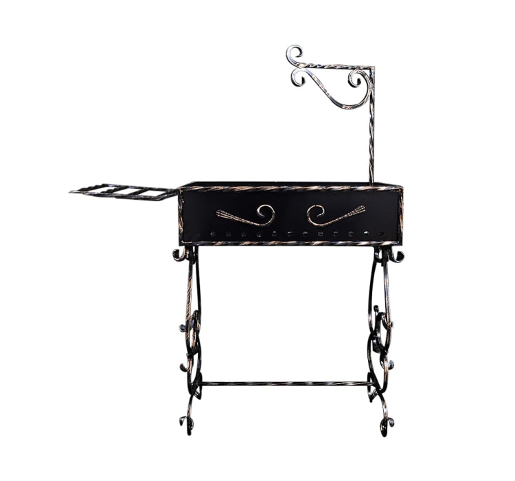 Мангал для шашликів (10-місний), кований - 1 Мангал для шашликів (10-місний), кований - 1