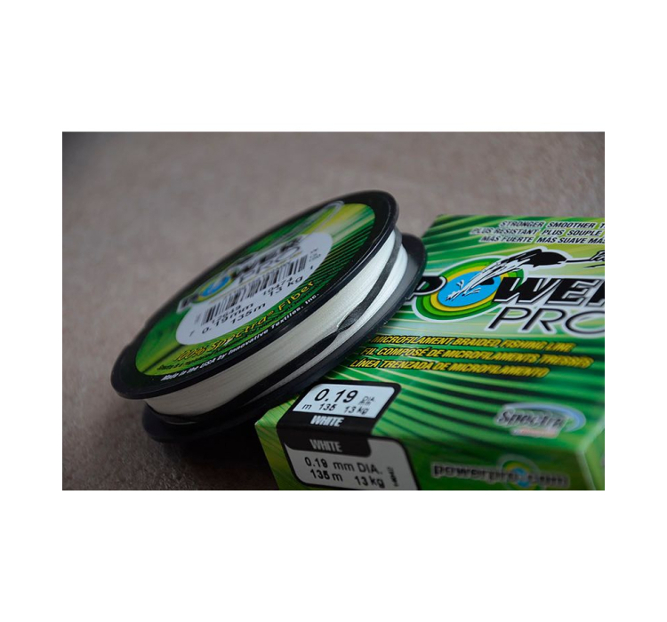 Шнур Power Pro 135m White 0.08 9lb/4kg - 1 Шнур Power Pro 135m White 0.08 9lb/4kg - 1