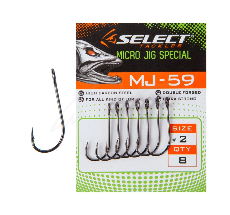 Гачок Select MJ-59 Micro Jig Special #6 (10 шт/уп) - 1 Гачок Select MJ-59 Micro Jig Special #6 (10 шт/уп) - 1