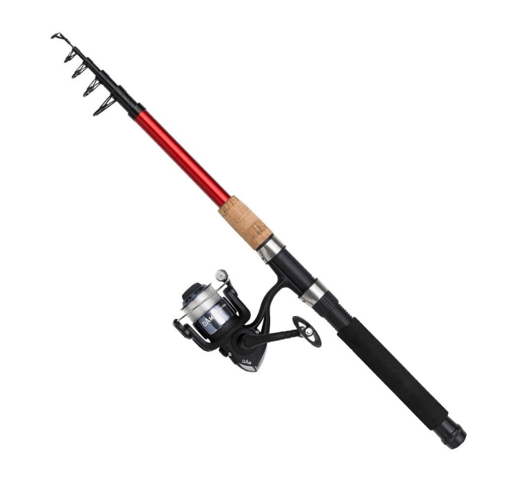 Набір Dam Fighter Pro Combo T-Spin (Спінінг Телескоп 2.40М. 10-50Гр.+ Котушка Fd30) 240 (10-50г) - 1 Набір Dam Fighter Pro Combo T-Spin (Спінінг Телескоп 2.40М. 10-50Гр.+ Котушка Fd30) 240 (10-50г) - 1