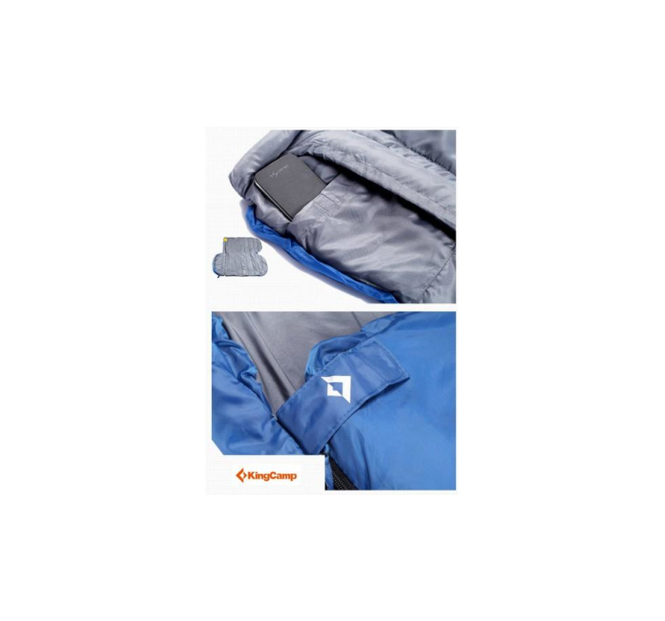 Спальний мiшок KingCamp Freespace 250 (KS3168) Left Blue - 4 Спальний мiшок KingCamp Freespace 250 (KS3168) Left Blue - 4
