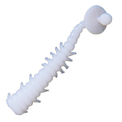 Силиконовая приманка Nomura Aki (їстівний) 30мм 0,17 гр. цвет 028 (white) 12шт