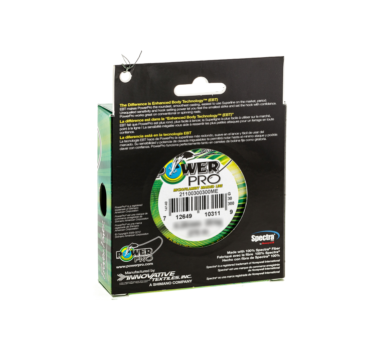 Шнур Power Pro 135m Moss Green 0.19 28.6lb/13kg - 2 Шнур Power Pro 135m Moss Green 0.19 28.6lb/13kg - 2