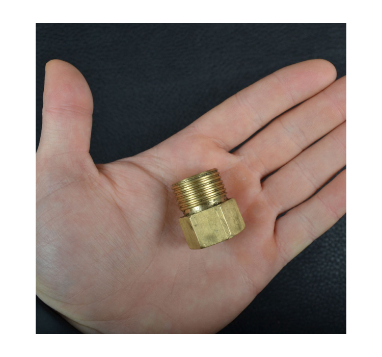 Перехідник для заправки газових балонів на газових АЗС, латунь - 5 Перехідник для заправки газових балонів на газових АЗС, латунь - 5