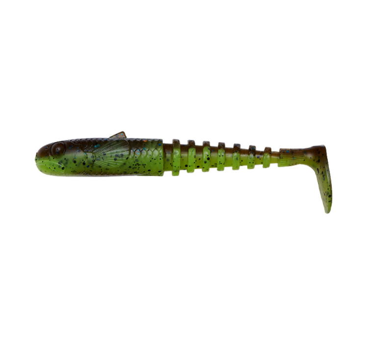 Силиконовая приманка Savage Gear Gobster Shad 75 mm 5.0g Chartreuse Pumpkin (5 шт./уп) - 1 Силиконовая приманка Savage Gear Gobster Shad 75 mm 5.0g Chartreuse Pumpkin (5 шт./уп) - 1