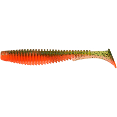 Силіконова приманка FishUP U-Shad 4"" #205 - Watermelon/Flo Orange (8шт/уп)