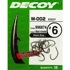 Крючок Decoy M-002 Eggy #7 (15 шт/уп)