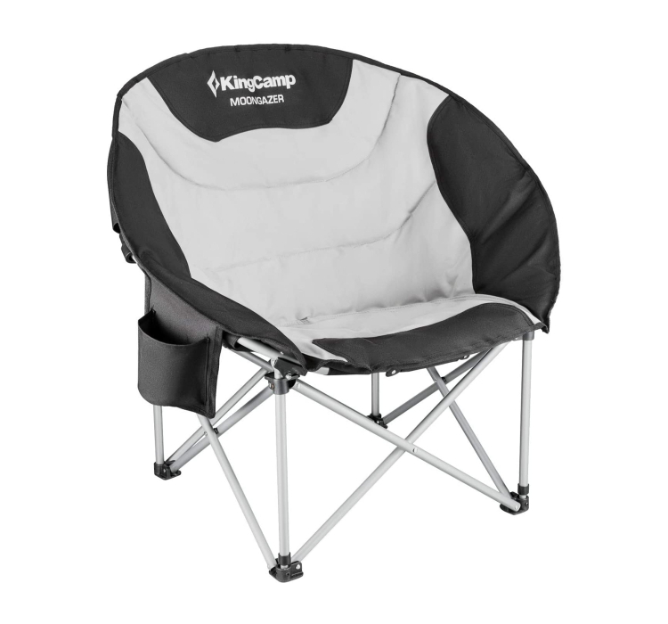 Лежак KingCamp Deluxe Moon Chair (KC3889) Black/grey - 3 Лежак KingCamp Deluxe Moon Chair (KC3889) Black/grey - 3