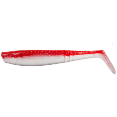 Силіконова приманка DAM Effzett Shad Paddletail 6.5 см uv red/white (pak 108) (1 шт.)
