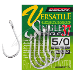 Крючок Decoy Single37 Versatile Single #1 (8 шт/уп)