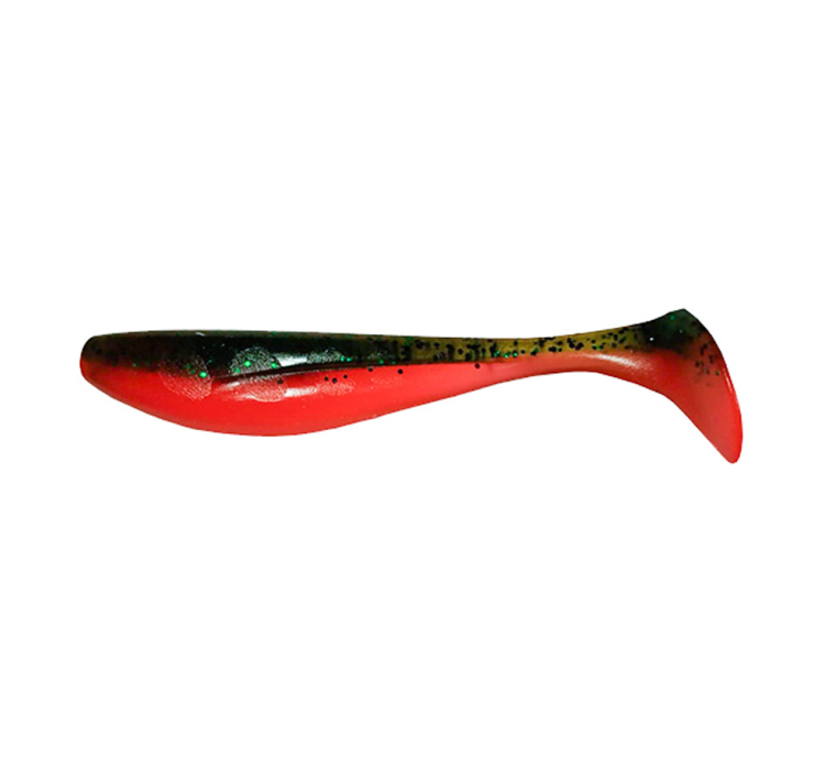 Силиконовая приманка FishUP Wizzle Shad 5"" #205 Watermelon/Orange (4шт/пач) - 1 Силиконовая приманка FishUP Wizzle Shad 5"" #205 Watermelon/Orange (4шт/пач) - 1