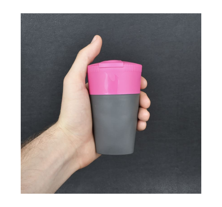 Стакан складний LIGHT MY FIRE Pack-up-Cap (0.26л), фуксія - 6 Стакан складний LIGHT MY FIRE Pack-up-Cap (0.26л), фуксія - 6