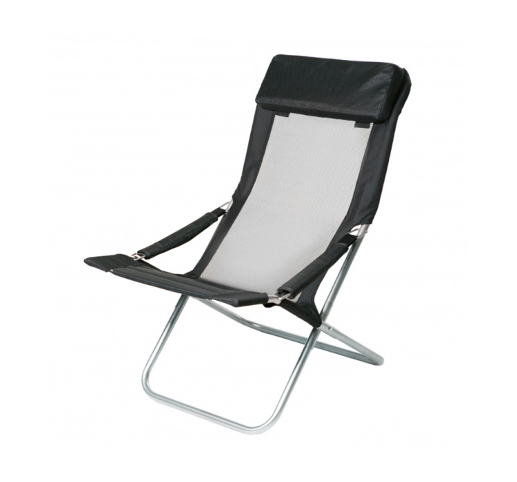 Шезлонг Vitan Горизонт (960х640х1000мм), черный-белый - 1 Шезлонг Vitan Горизонт (960х640х1000мм), черный-белый - 1