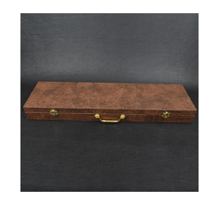 Набор шампуров ручной работы Мастер-Крами Птицы, рукоять бронза (3х10мм, 60см), 6 шт, в кожаном кейсе - 10 Набор шампуров ручной работы Мастер-Крами Птицы, рукоять бронза (3х10мм, 60см), 6 шт, в кожаном кейсе - 10