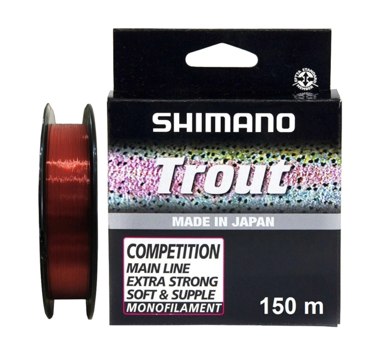 Леска Shimano Trout Competition Mono 150m 0.20mm 3.27kg Red - 1 Леска Shimano Trout Competition Mono 150m 0.20mm 3.27kg Red - 1