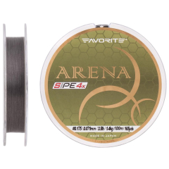 Шнур Favorite Arena PE 100m (silver gray) #0.175/0.071mm 3.5lb/1.4kg
