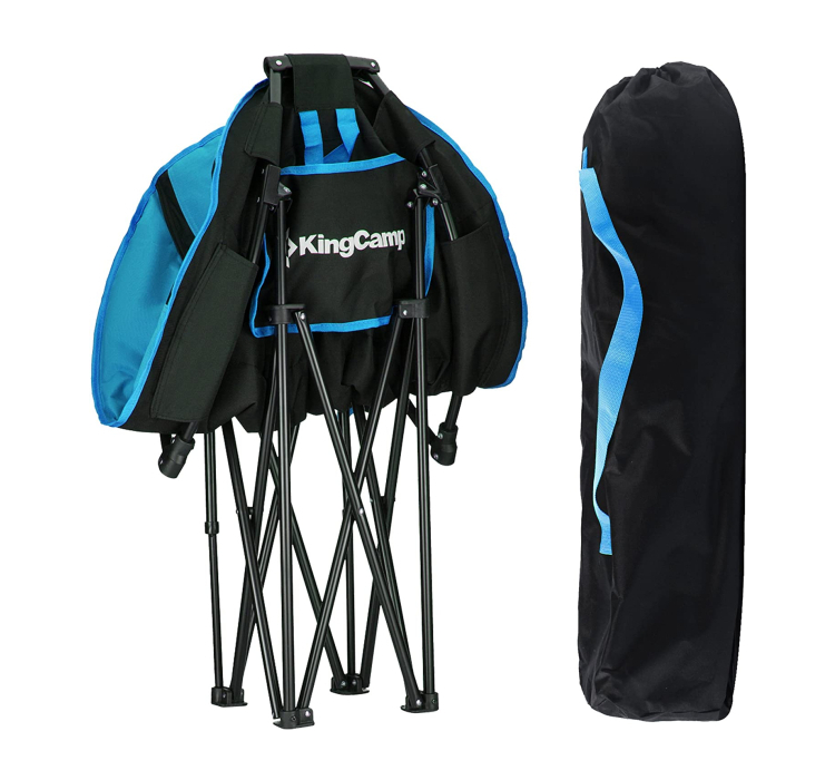 Лежак KingCamp Moon Leisure Chair (KC3816) Black/Blue - 5 Лежак KingCamp Moon Leisure Chair (KC3816) Black/Blue - 5