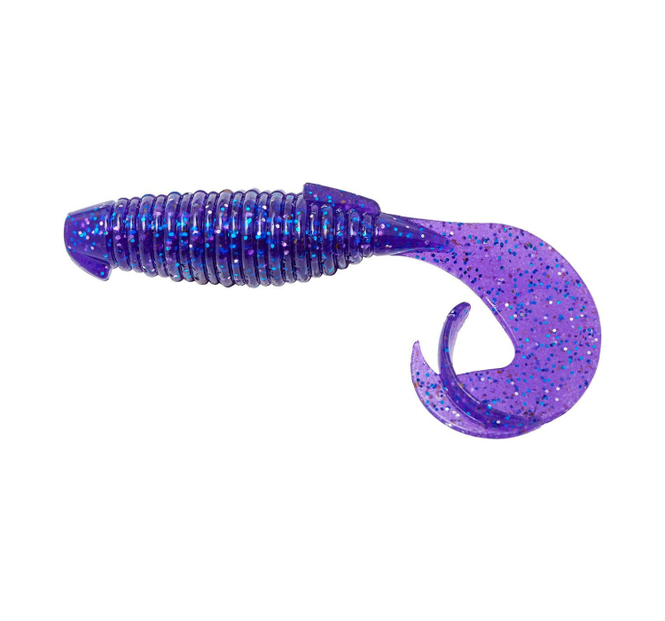 Силіконова приманка Keitech Flapper Grub 4" (7 шт./пач.):ea#04 violet - 1 Силіконова приманка Keitech Flapper Grub 4" (7 шт./пач.):ea#04 violet - 1