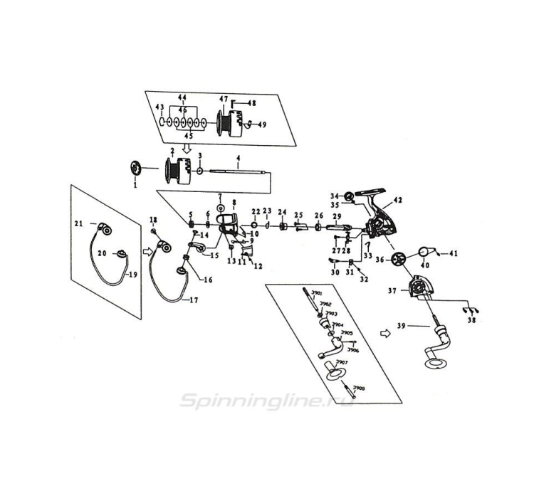 Котушка Salmo Blaster Mini 2000FD - 8 Котушка Salmo Blaster Mini 2000FD - 8