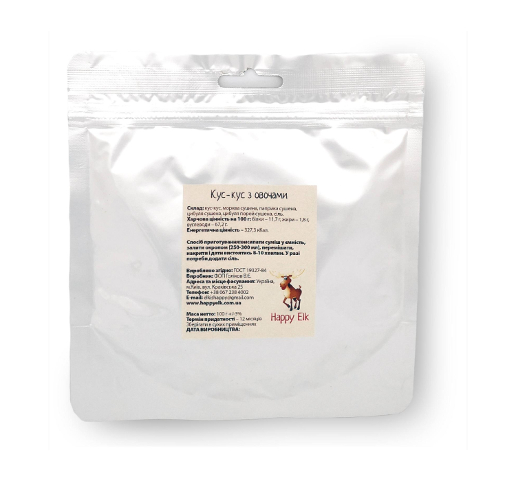 Кус-кус з овочами Happy Elk - 1 Кус-кус з овочами Happy Elk - 1