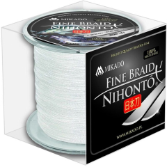 Плетений шнур Mikado NIHONTO FINE BRAID 300м білий 0,30 мм