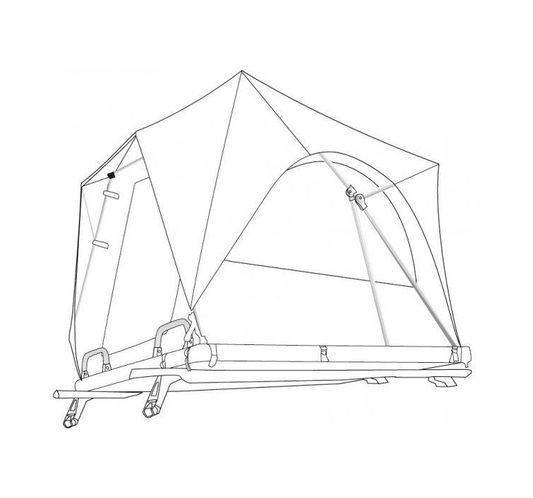 Автомобильная палатка Tramp Top Over TRT-107.13 - 5 Автомобильная палатка Tramp Top Over TRT-107.13 - 5