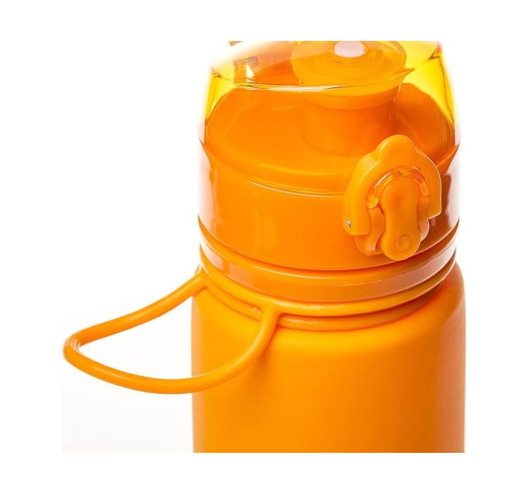 Пляшка силікон 500 мл Tramp TRC-093-orange - 3 Пляшка силікон 500 мл Tramp TRC-093-orange - 3