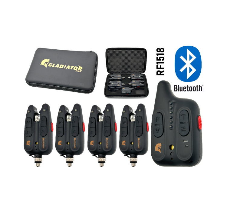Набір сигналізаторів GLADIATOR BL1518 4+1 Black з пейджером+BLUETOOTH - 1 Набір сигналізаторів GLADIATOR BL1518 4+1 Black з пейджером+BLUETOOTH - 1