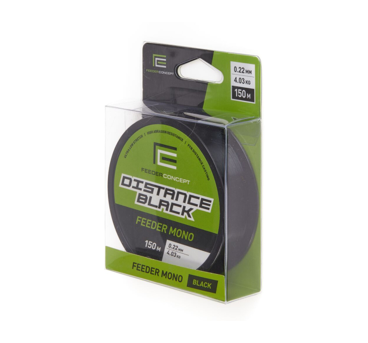 Леска Feeder Concept Distance Black 150м 0,22мм - 1 Леска Feeder Concept Distance Black 150м 0,22мм - 1