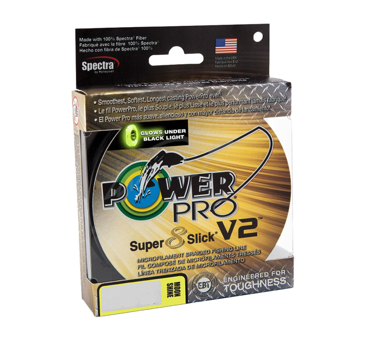 Шнур Power Pro Super 8 Slick V2 135m Moon Shine 0.32mm 53lb/24kg - 1 Шнур Power Pro Super 8 Slick V2 135m Moon Shine 0.32mm 53lb/24kg - 1