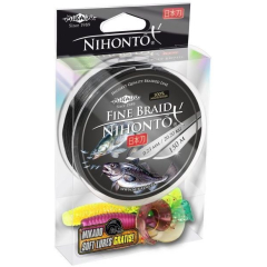 Плетений шнур Mikado NIHONTO FINE BRAID 150 м чорний 0,50 мм