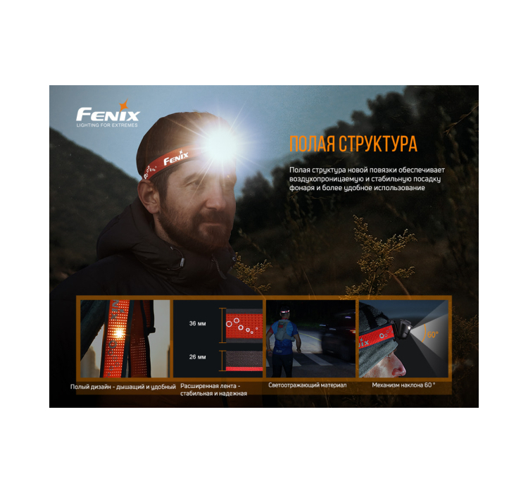Фонарь налобный Fenix HL18R-T - 9 Фонарь налобный Fenix HL18R-T - 9
