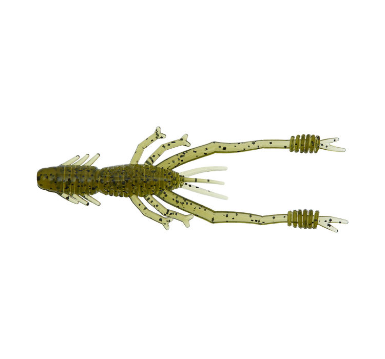 Силіконова приманка Reins Ring Shrimp 4" 001 Watermelon Seed (8 шт./пач.) - 1 Силіконова приманка Reins Ring Shrimp 4" 001 Watermelon Seed (8 шт./пач.) - 1