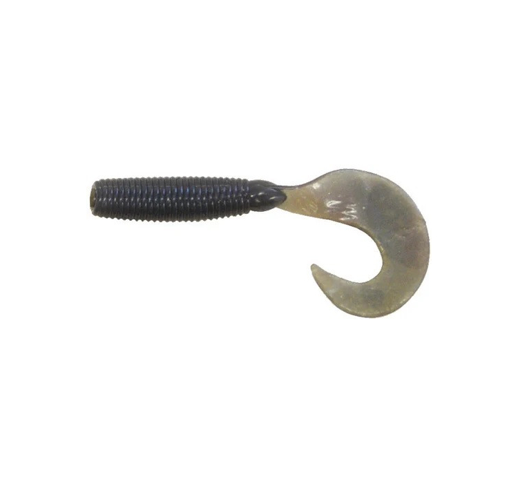 Силиконовая приманка Big Bite Baits Finesse Grub 4" Pro Blue 10 шт. - 1 Силиконовая приманка Big Bite Baits Finesse Grub 4" Pro Blue 10 шт. - 1