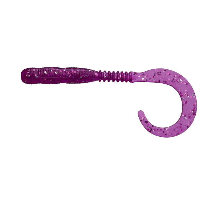 Силиконовая приманка Reins Curly Curly 428 Purple Dynamite (15 шт./пач.) - 1 Силиконовая приманка Reins Curly Curly 428 Purple Dynamite (15 шт./пач.) - 1