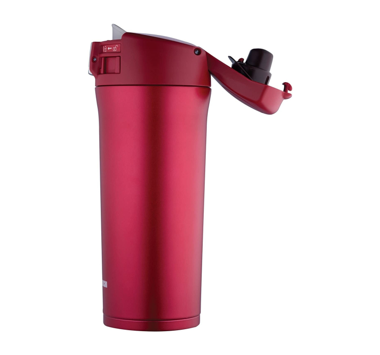 Японська термокружка Zojirushi Travel Mug SM-YAE48RA 0,48 л. (Cherry Red) - 2 Японська термокружка Zojirushi Travel Mug SM-YAE48RA 0,48 л. (Cherry Red) - 2