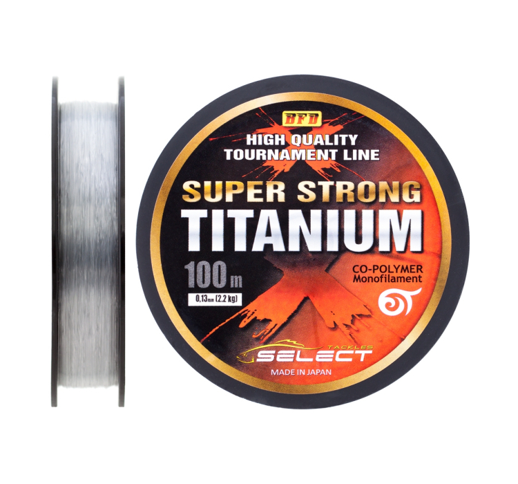 Леска Select Titanium 100m 0.13mm 2.2kg (Steel) - 1 Леска Select Titanium 100m 0.13mm 2.2kg (Steel) - 1