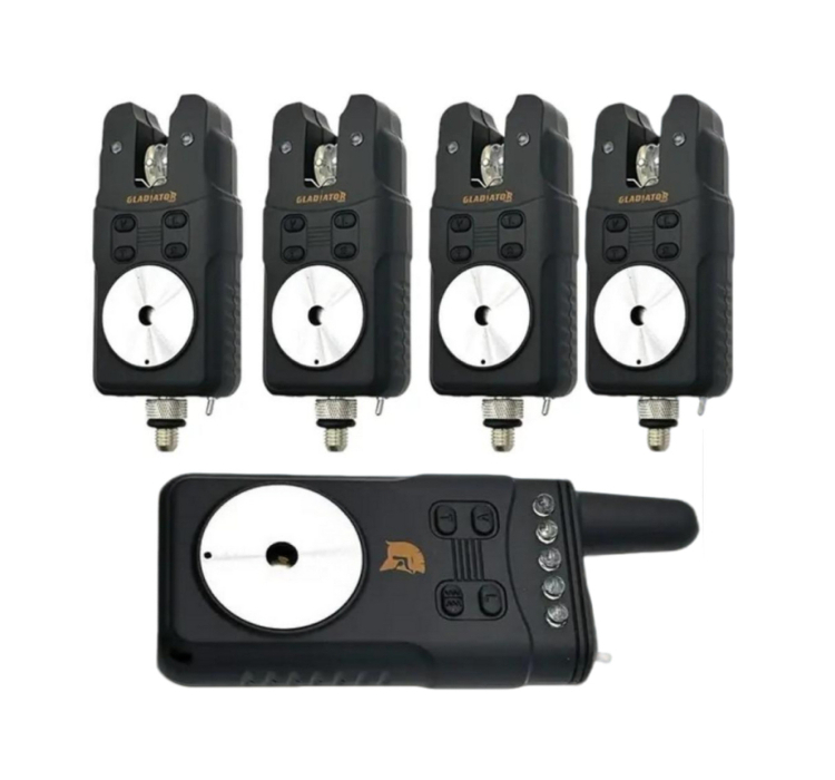 Набір сигналізаторів GLADIATOR RF698 4+1 Black з пейджером Набір сигналізаторів GLADIATOR RF698 4+1 Black з пейджером