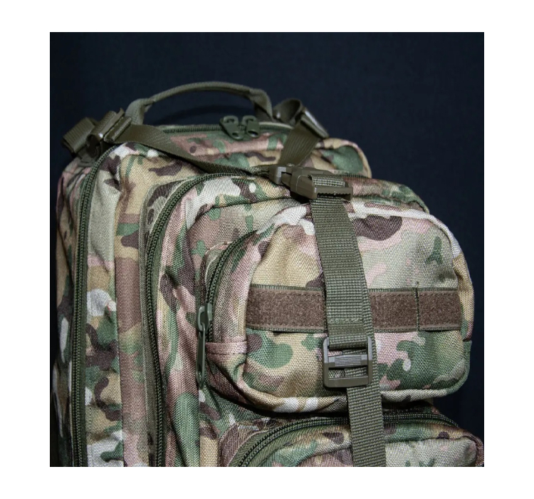 Рюкзак тактичний 35 літрів Kirasa кордура мультикам (Арт KI941) Рюкзак тактичний 35 літрів Kirasa кордура мультикам (Арт KI941)