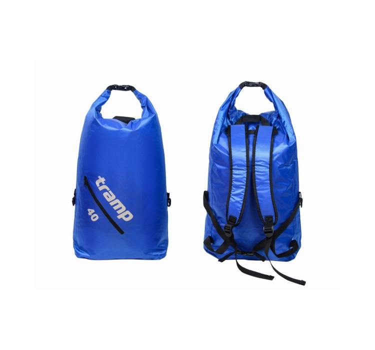 Герморюкзак Diamond Rip-Stop 25л Tramp TRA-256-blue - 3 Герморюкзак Diamond Rip-Stop 25л Tramp TRA-256-blue - 3