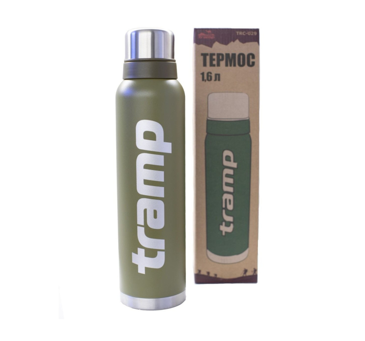 Термос 1,6л Tramp TRC-029-olive - 4 Термос 1,6л Tramp TRC-029-olive - 4