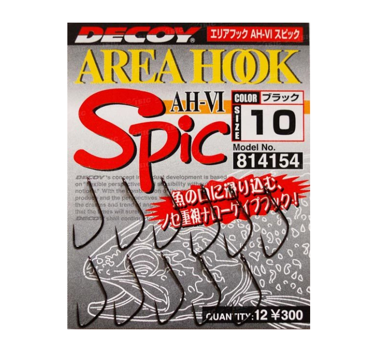 Крючок Decoy Area Hook VI Spic #10 (12шт/уп) - 1 Крючок Decoy Area Hook VI Spic #10 (12шт/уп) - 1