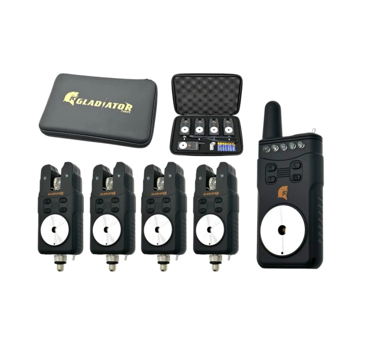 Набір сигналізаторів GLADIATOR RF698 4+1 Black з пейджером - 1 Набір сигналізаторів GLADIATOR RF698 4+1 Black з пейджером - 1